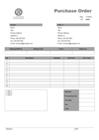 Purchase Order Template